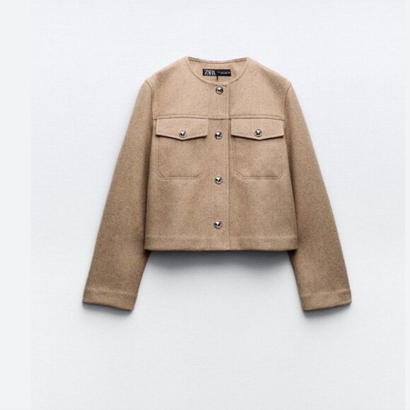 ZARA Soft Short Jacket - Picture 2 of 4